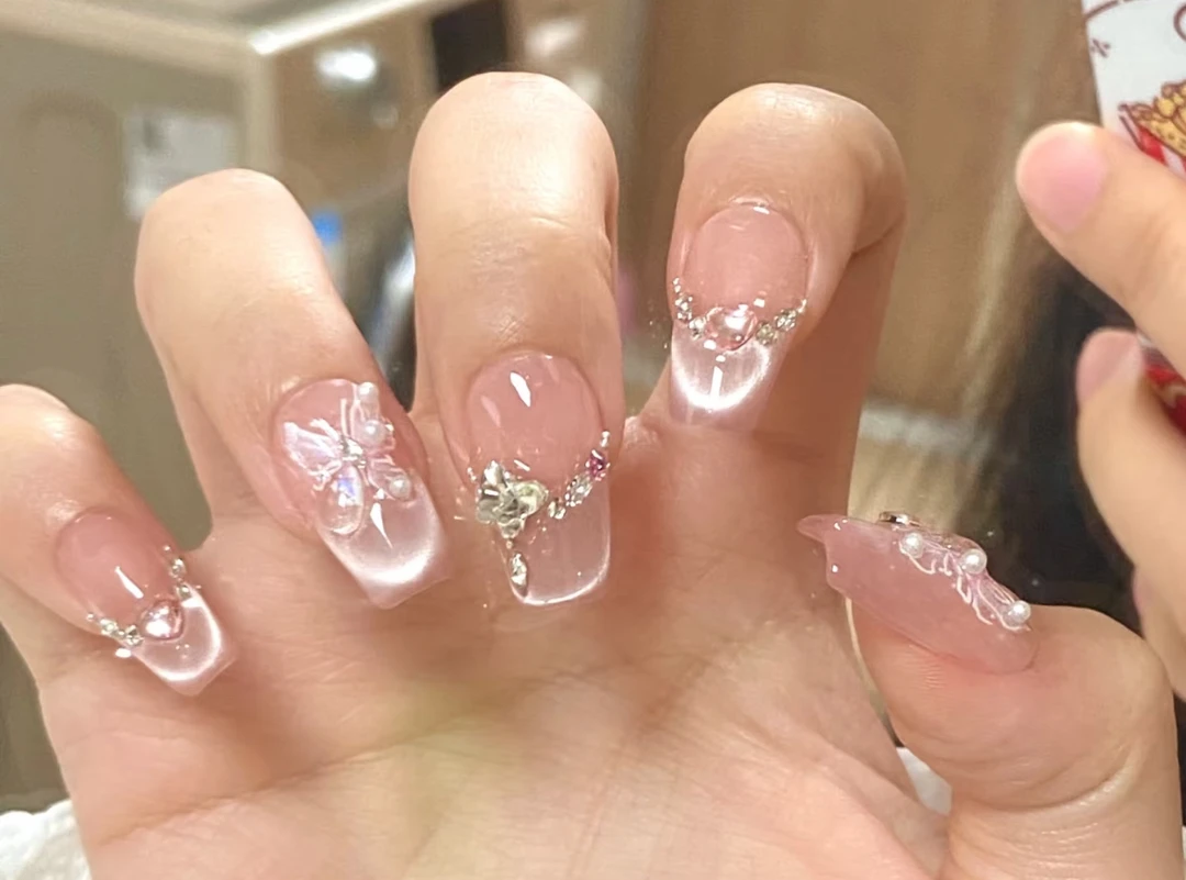 10副纯手工穿戴甲专拍链接下单备注编码和尺码