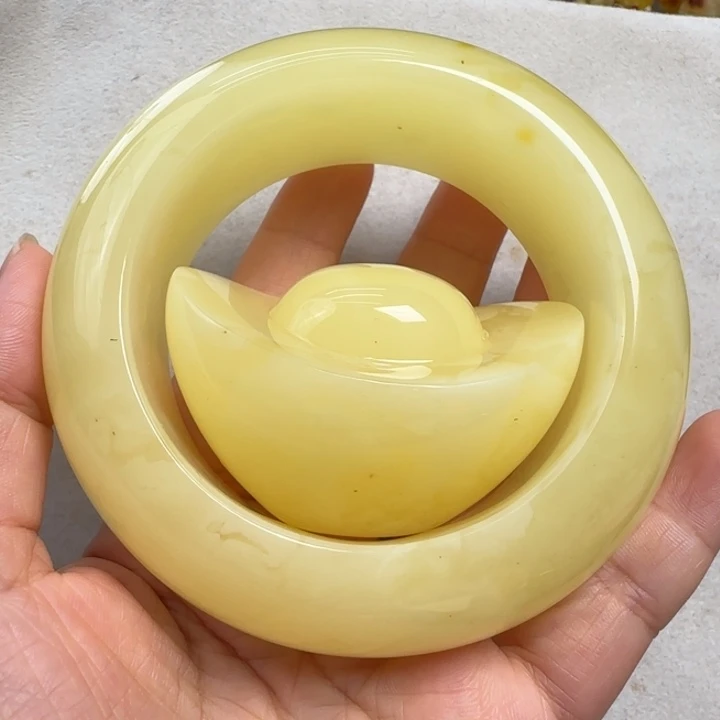 蜜蜡未镶嵌珠宝奇石微瑕63