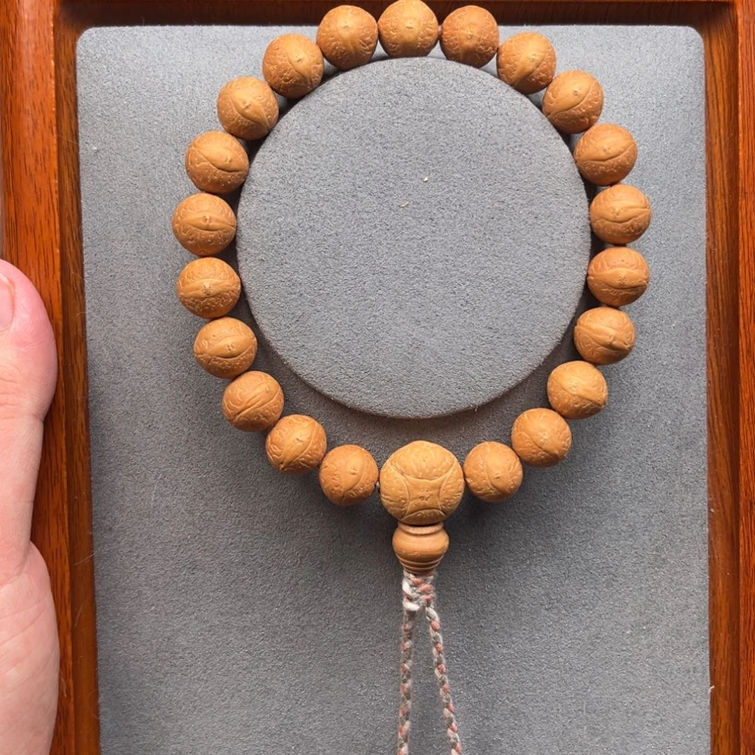 吊坠凤眼菩提12圆桩股眼油皮手串