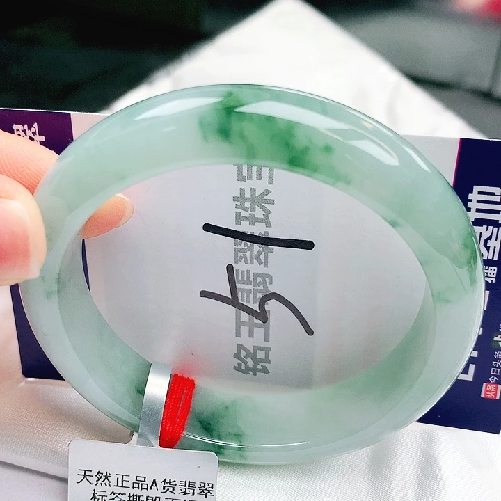 翡翠未镶嵌手镯缅甸天然a货翡翠手镯
