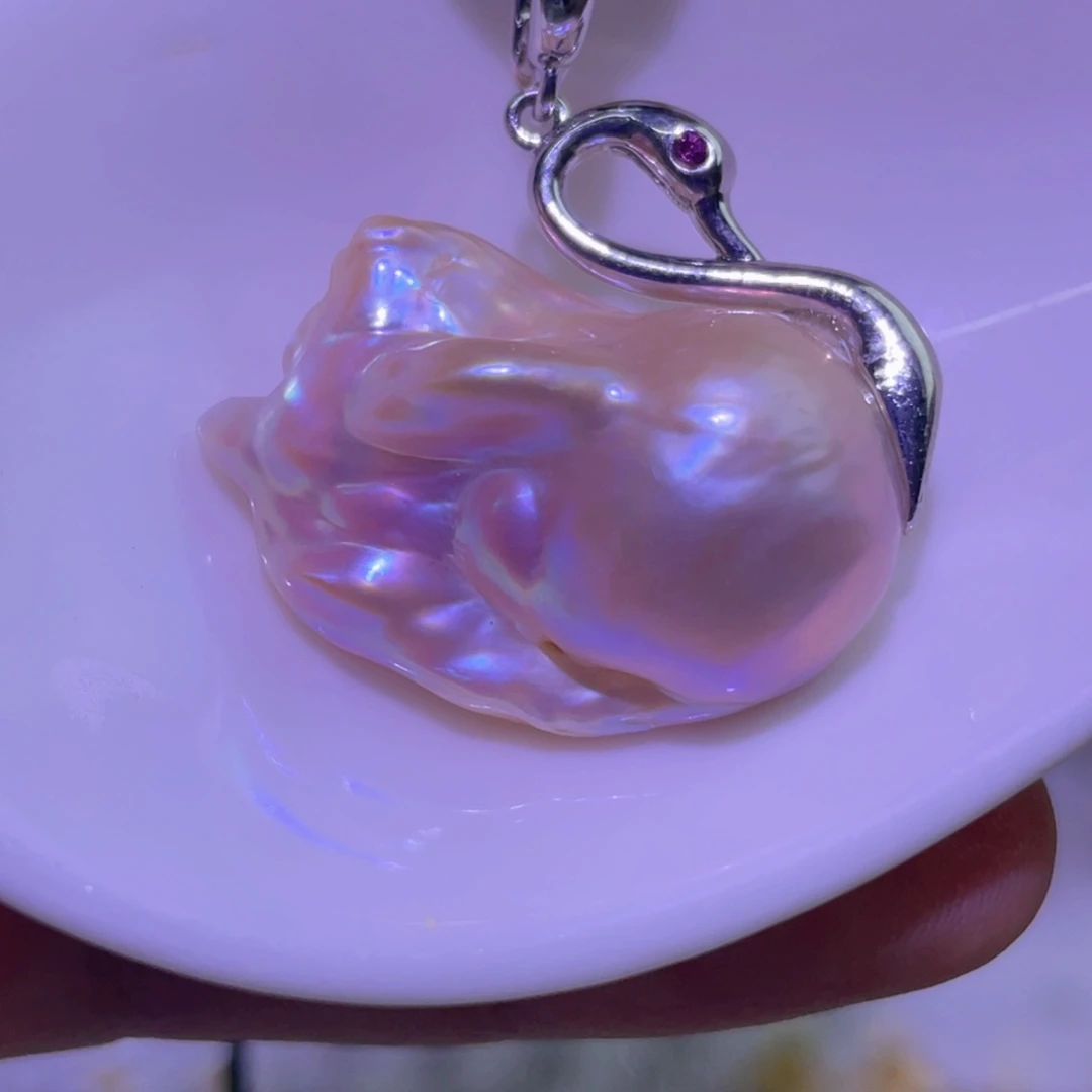 未镶嵌天然淡水珍珠吊坠淡水珍珠