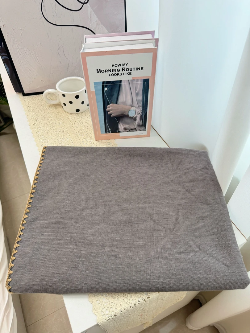 汉麻毯【岩石灰】1.4X2米高端北极冰丝汉麻毯亲肤透气吸汗可铺可盖