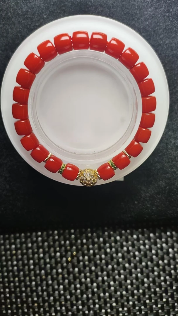 直切卡8mm单圈diy手串