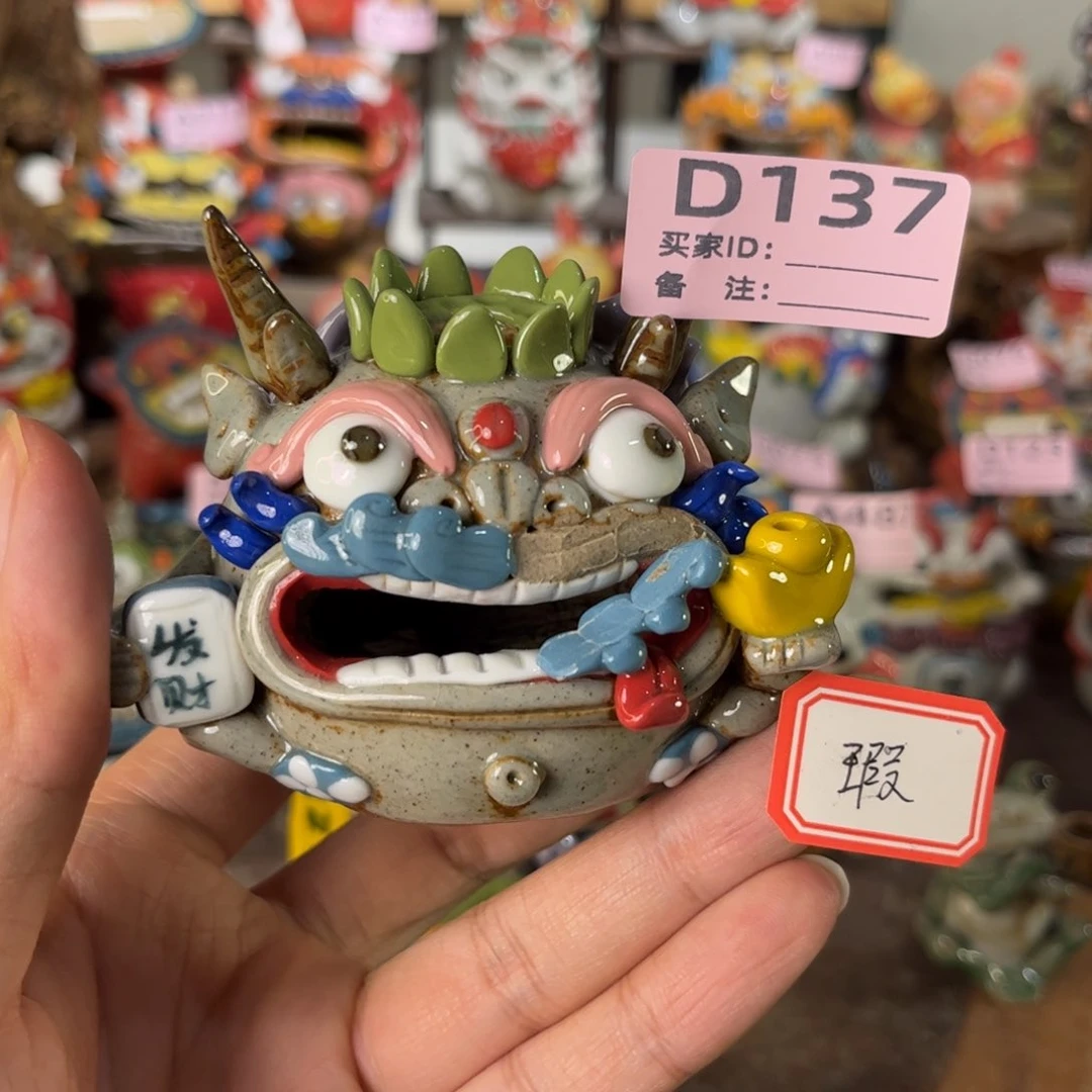 泥塑纯手工茶宠摆件