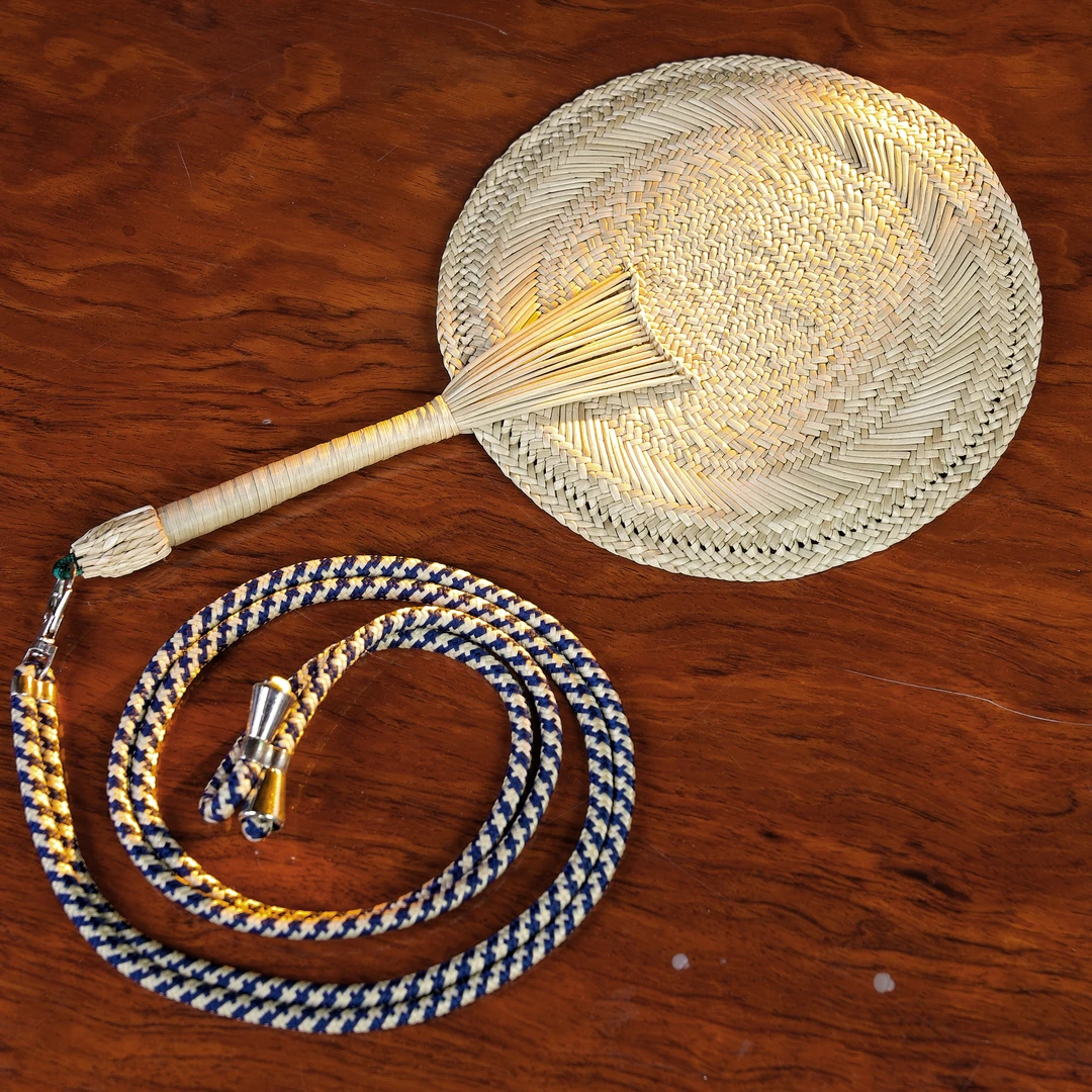 新款小号纯手工编织蒲草扇夏季纳凉儿童宝宝中式扇子天然草编