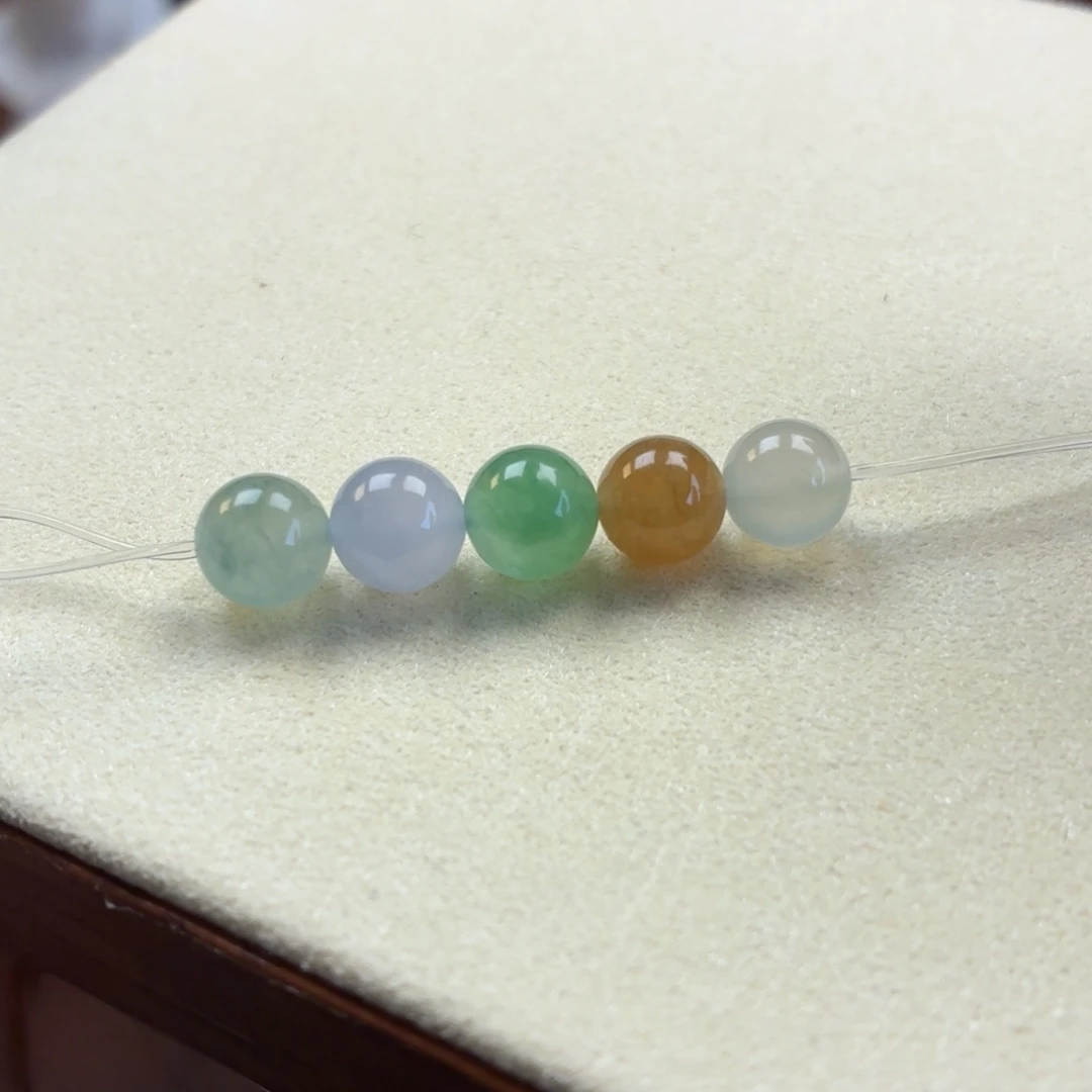 翡翠散珠五色单珠 卡7.0-7.3