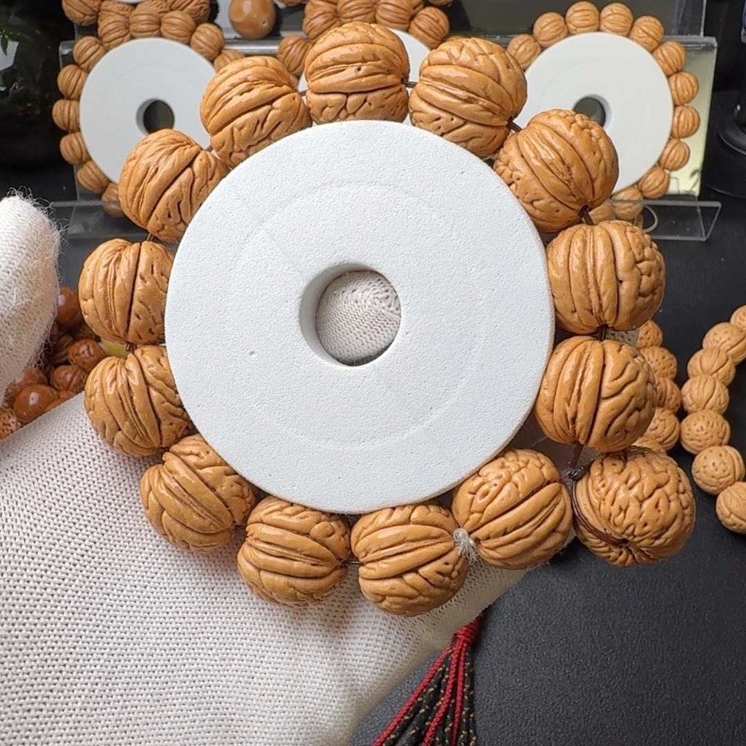 桃核手串虎皮肌肉