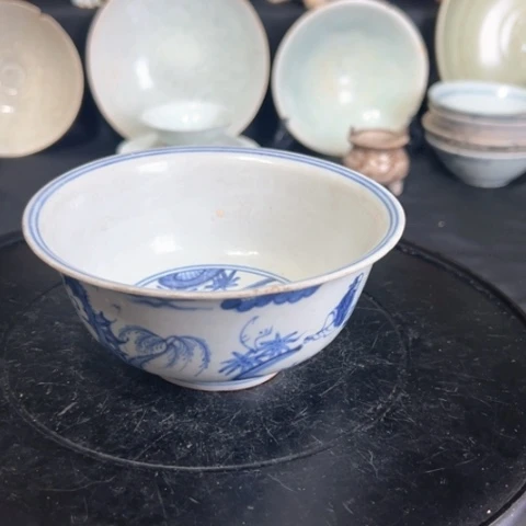 不***茶单纯釉的一个小盏
