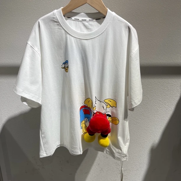 170儿童唐老鸭卡通短袖