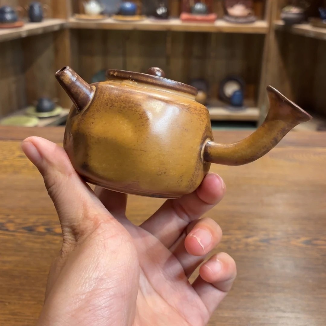 柴烧老岩泥茶器皿