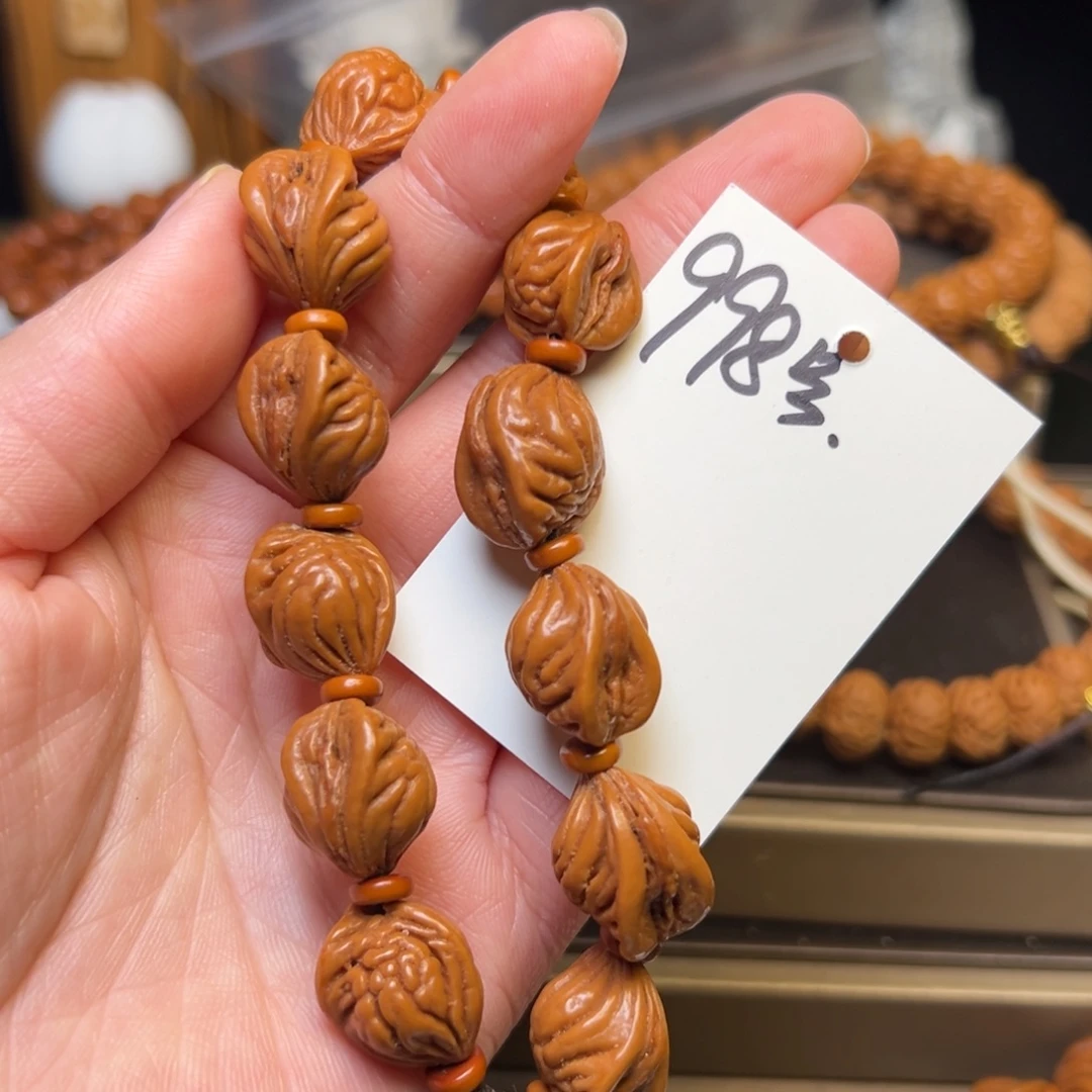 桃核吊坠秦岭龙纹桃核14生命之源