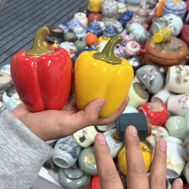 茶叶罐陶瓷家用储物罐轻微瑕疵品介意勿拍