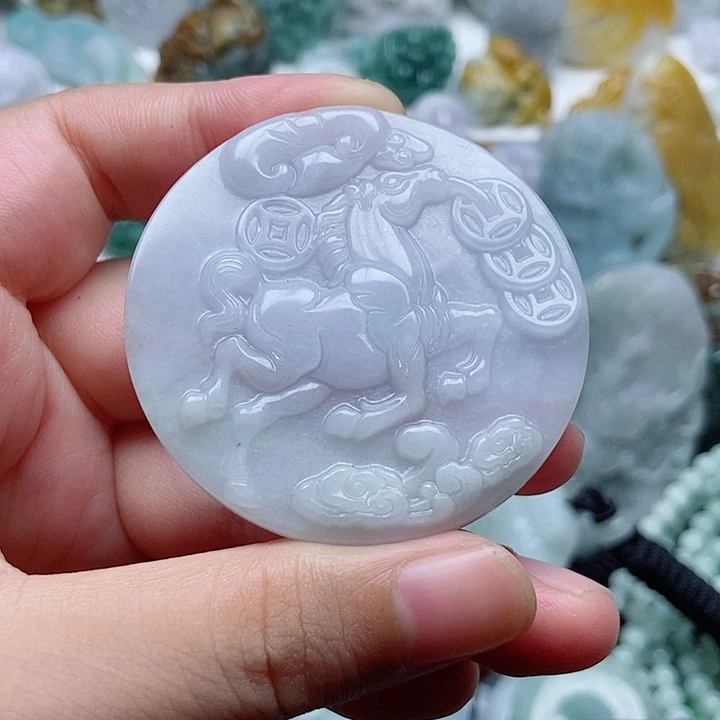 吊坠(不含链)未镶嵌翡翠1