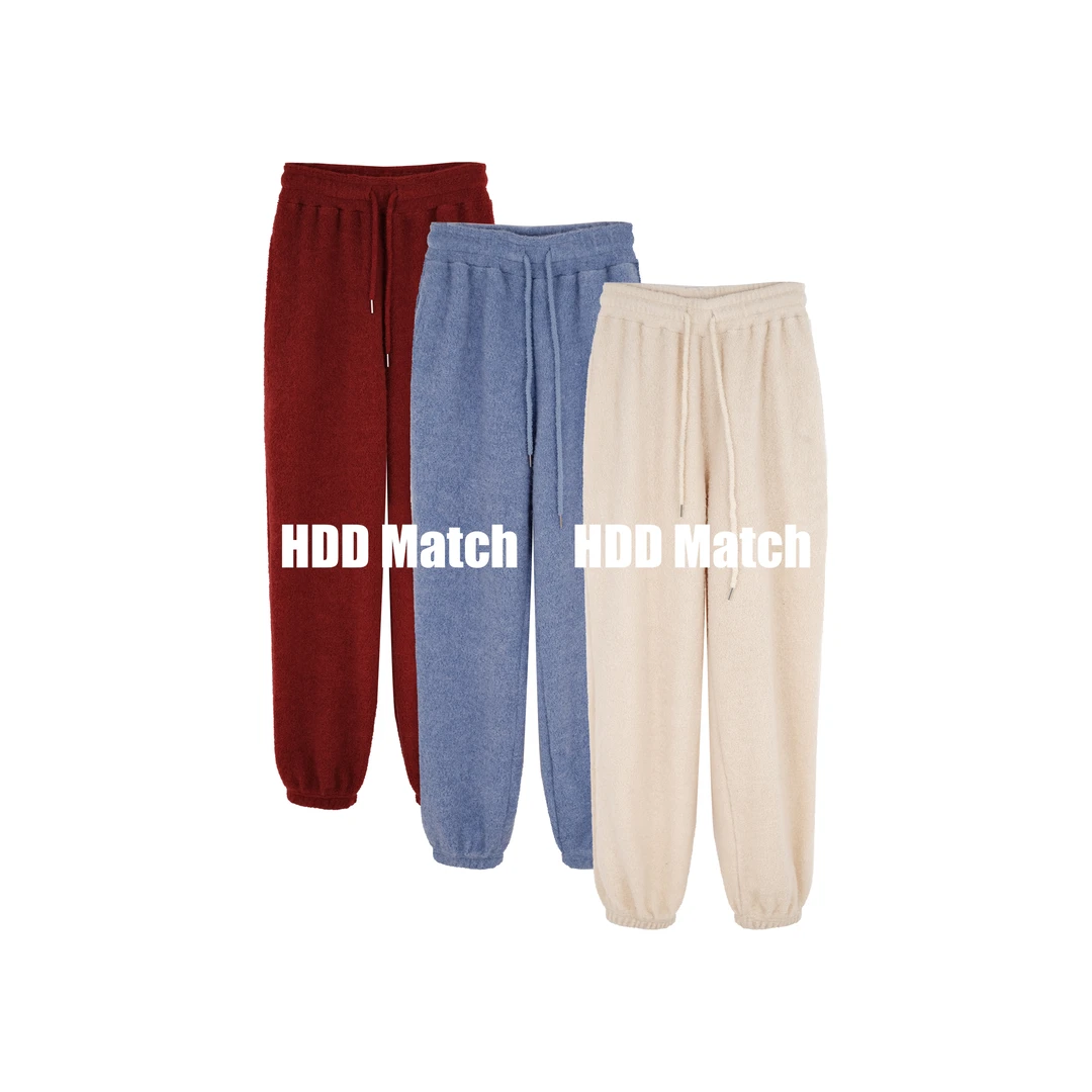 HDD- "色彩主义" 女款定制束脚系带卫裤休闲裤  Y1118