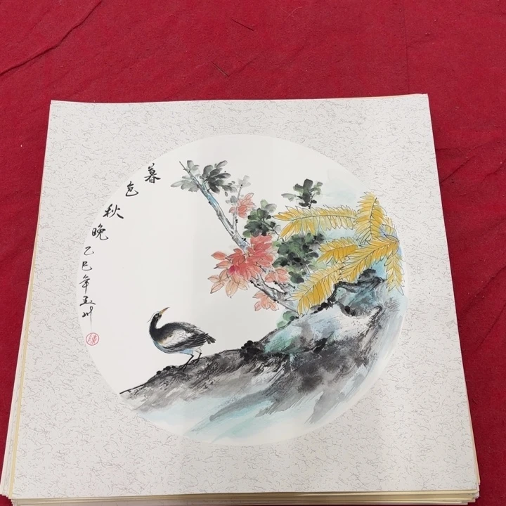 国画花鸟等多种鸟类的栖息50.50