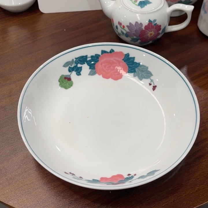 醴陵釉下彩高温深盘 20cm