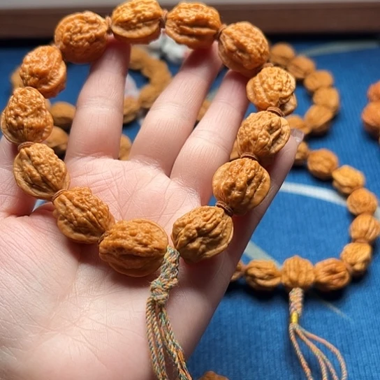 文玩核桃手串小金蟾