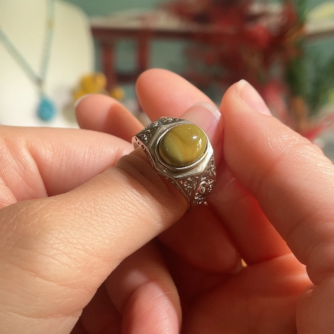 绿松石配饰银S925镶嵌欧*