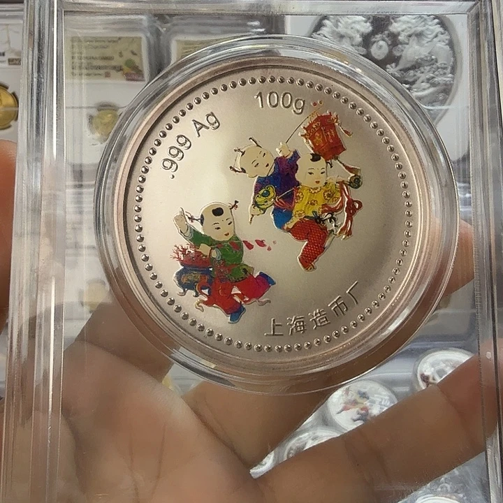 纯银生肖猴银章无盒证