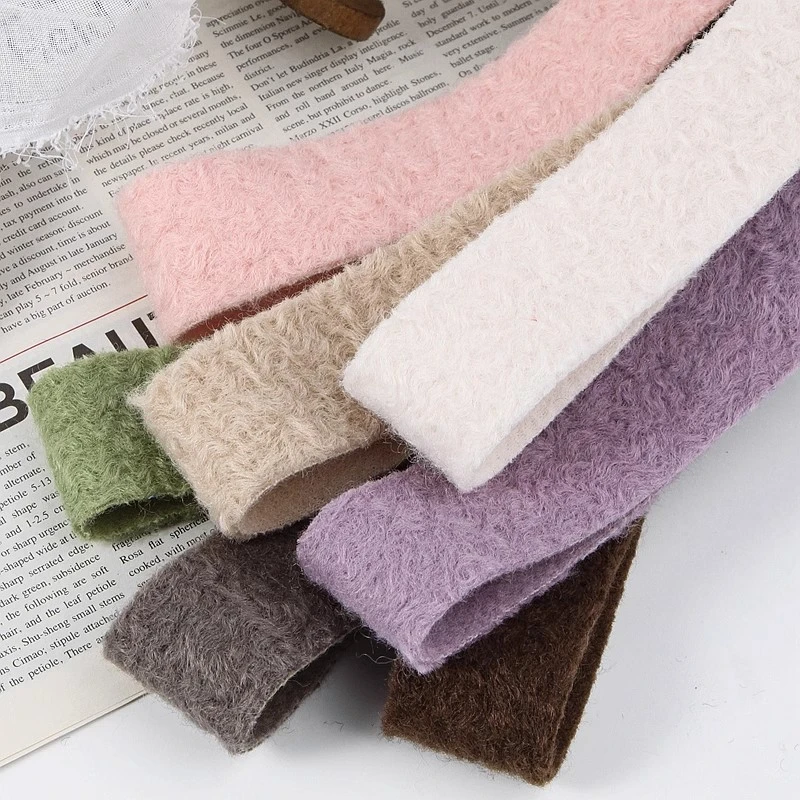 秋冬单面羊毛圈圈织带服装辅料 头饰diy蝴蝶结礼盒鲜花包装丝带