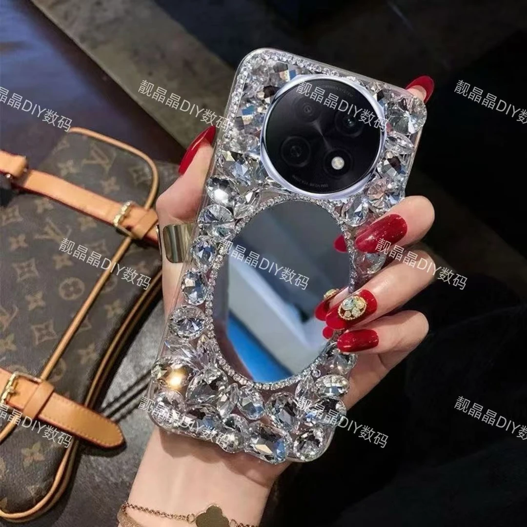 适用oppoA5Pro手机壳OPPOA5Pro防摔镜子全包PKP110保护套5g女奢华
