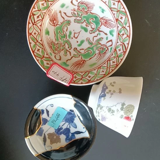 瓷器一组3件节日特价