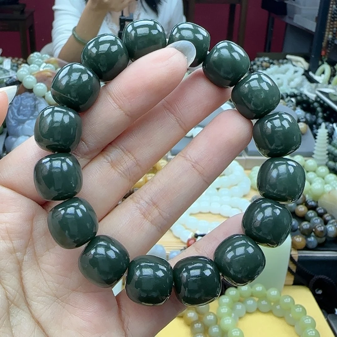 和田玉手链未镶嵌