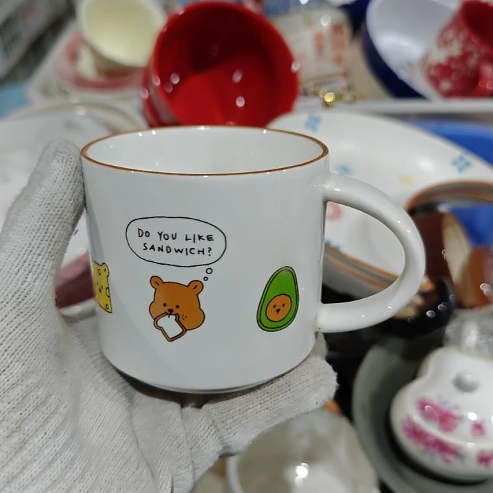 杯陶瓷杯碗盘微瑕疵介意慎拍