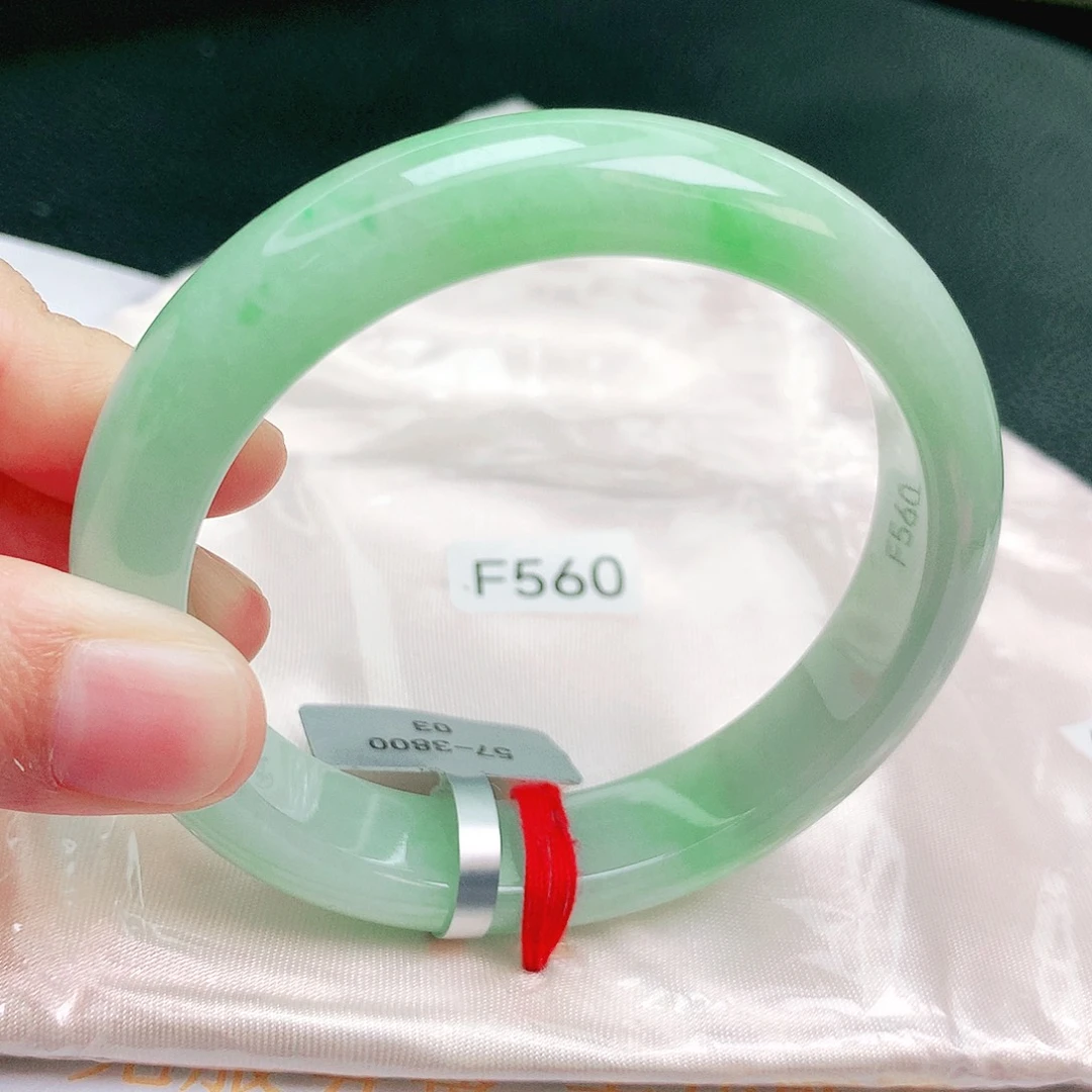 翡翠未镶嵌手镯缅甸天然a货翡翠手镯