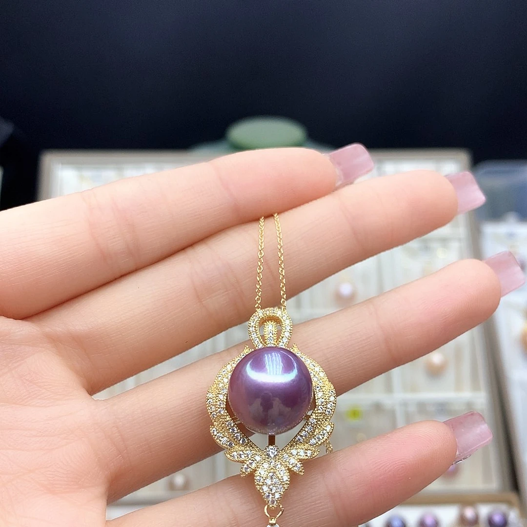 淡水珍珠颈饰合金