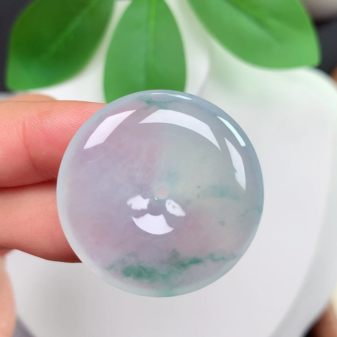 颈饰未镶嵌翡翠平安扣 31.2x6.0mm