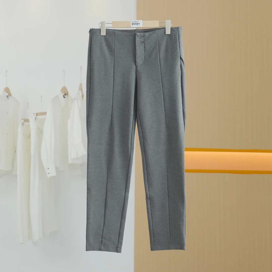 【半价q仓-唐长老自营】货号85591女装新款休闲通勤长裤J