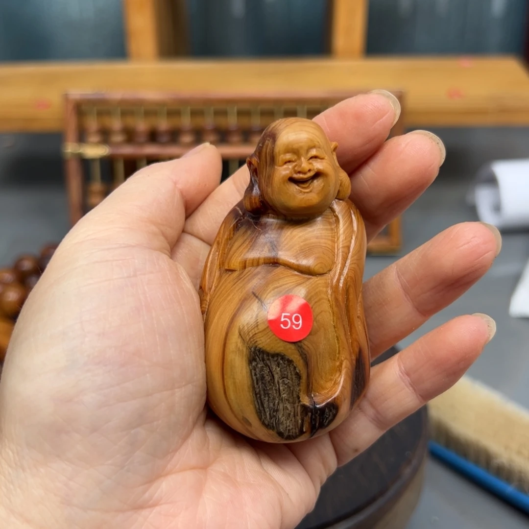 贝***y木崖柏木摆件手把件