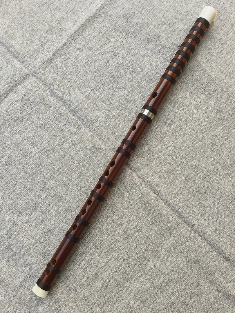 专业演奏级珍品原生态大漆笛子(整支/分节)