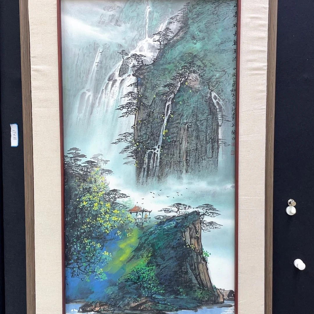 国画手绘国画，三尺画心，李有训