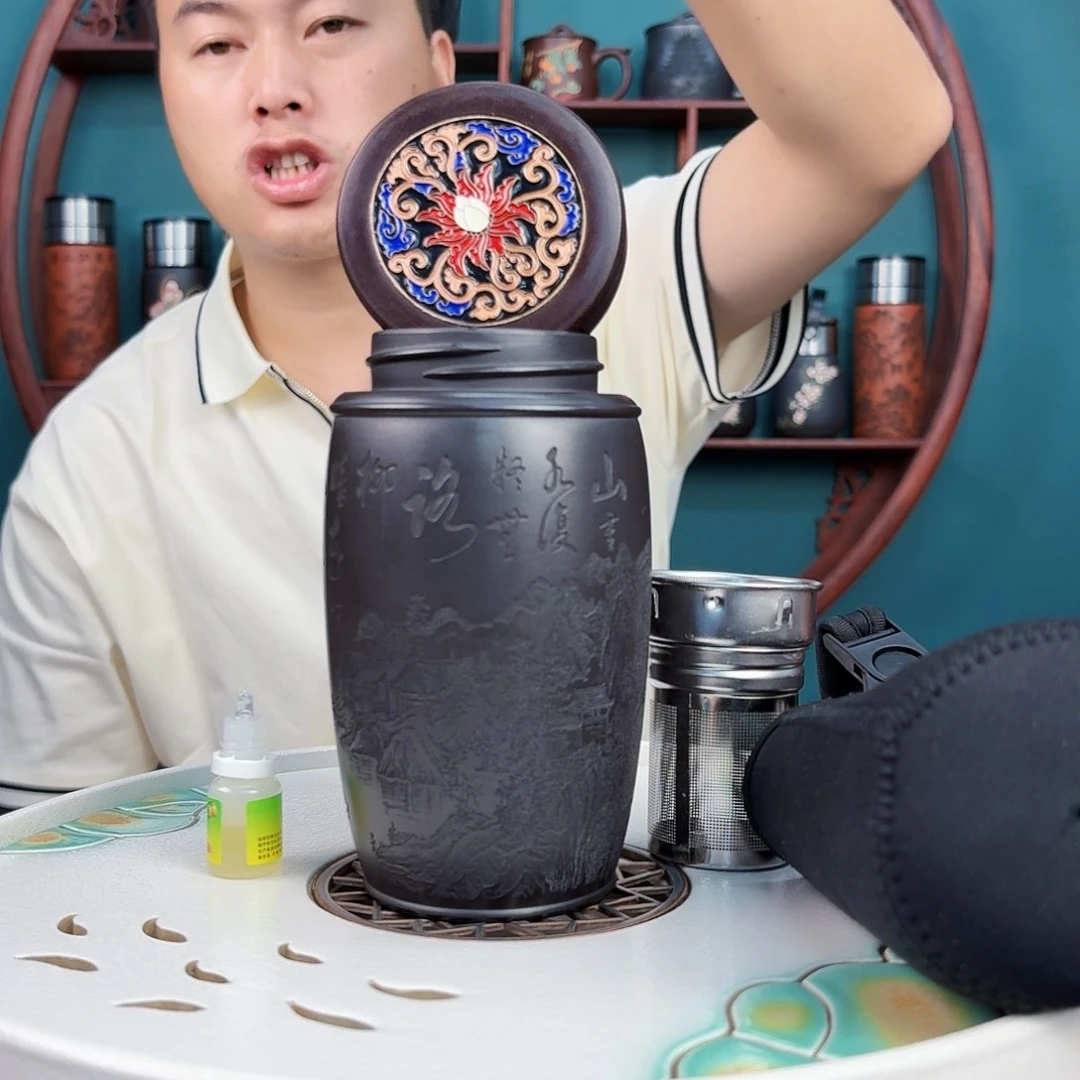 宜兴原矿紫砂杯子