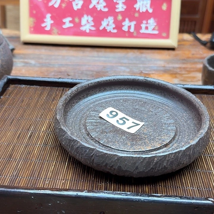 纯手工制作粗陶茶具