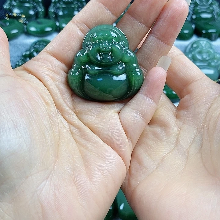 和田玉（碧玉）未镶嵌吊坠(不含链)39