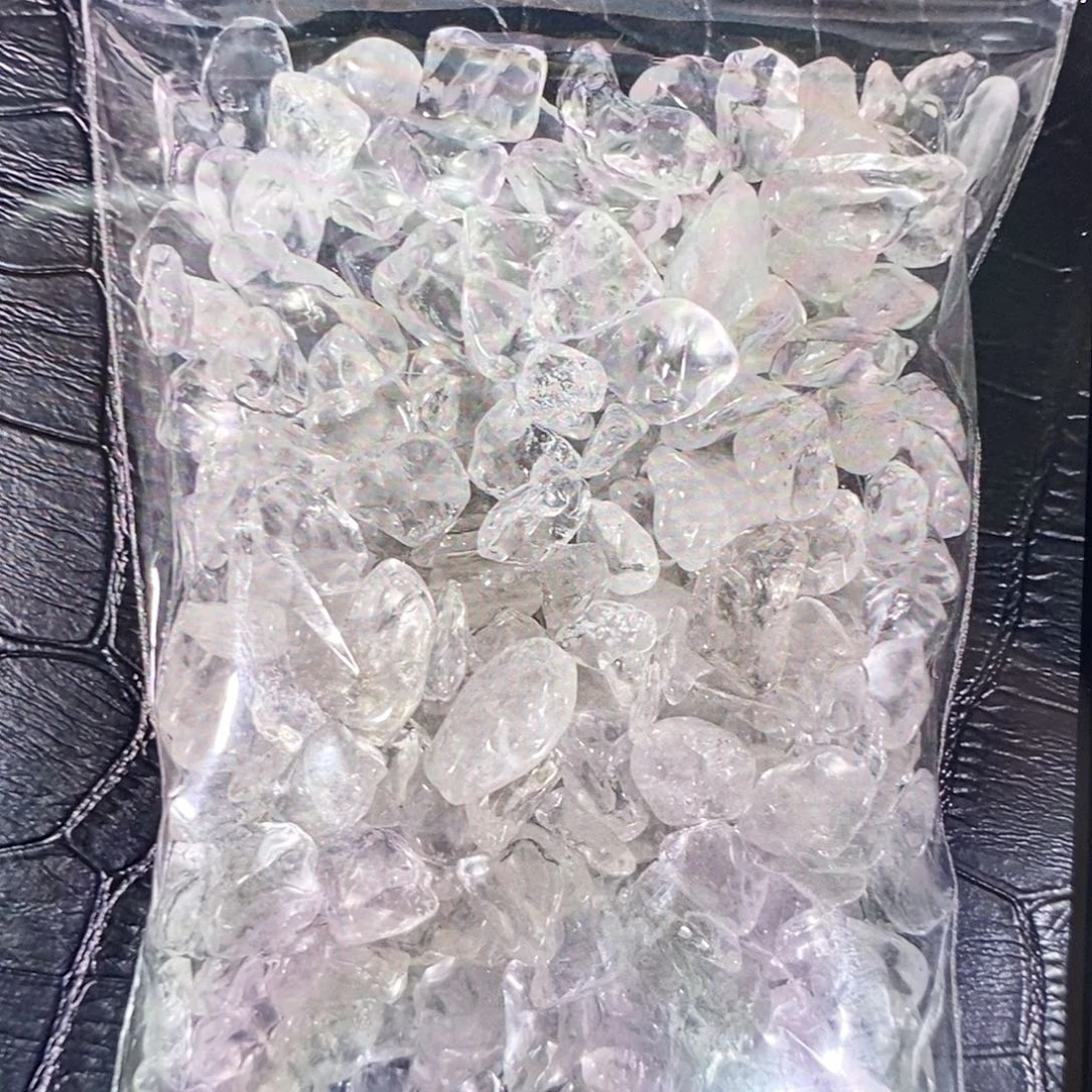 4***蓝手串未镶嵌水晶碎石