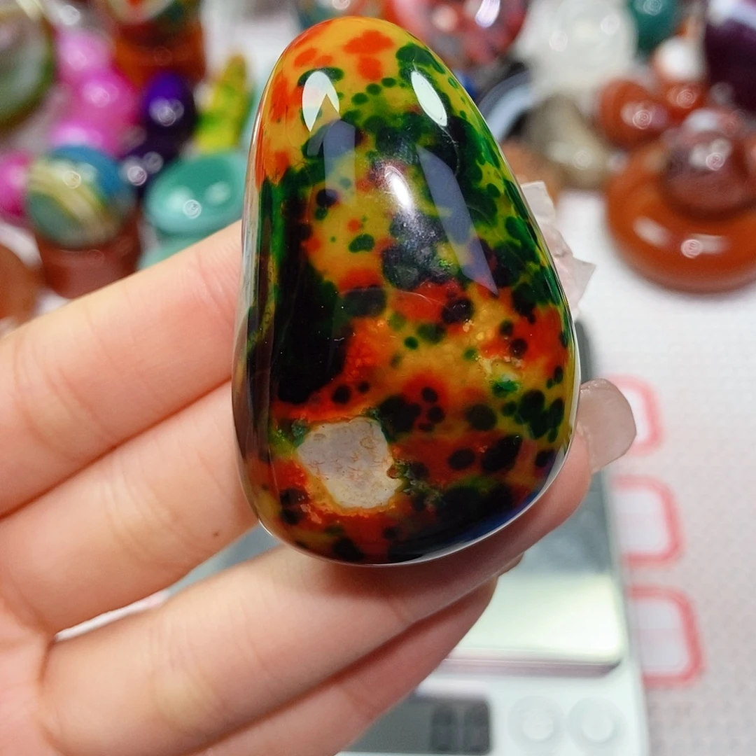 松***青玛瑙/玉髓未镶嵌珠宝奇石