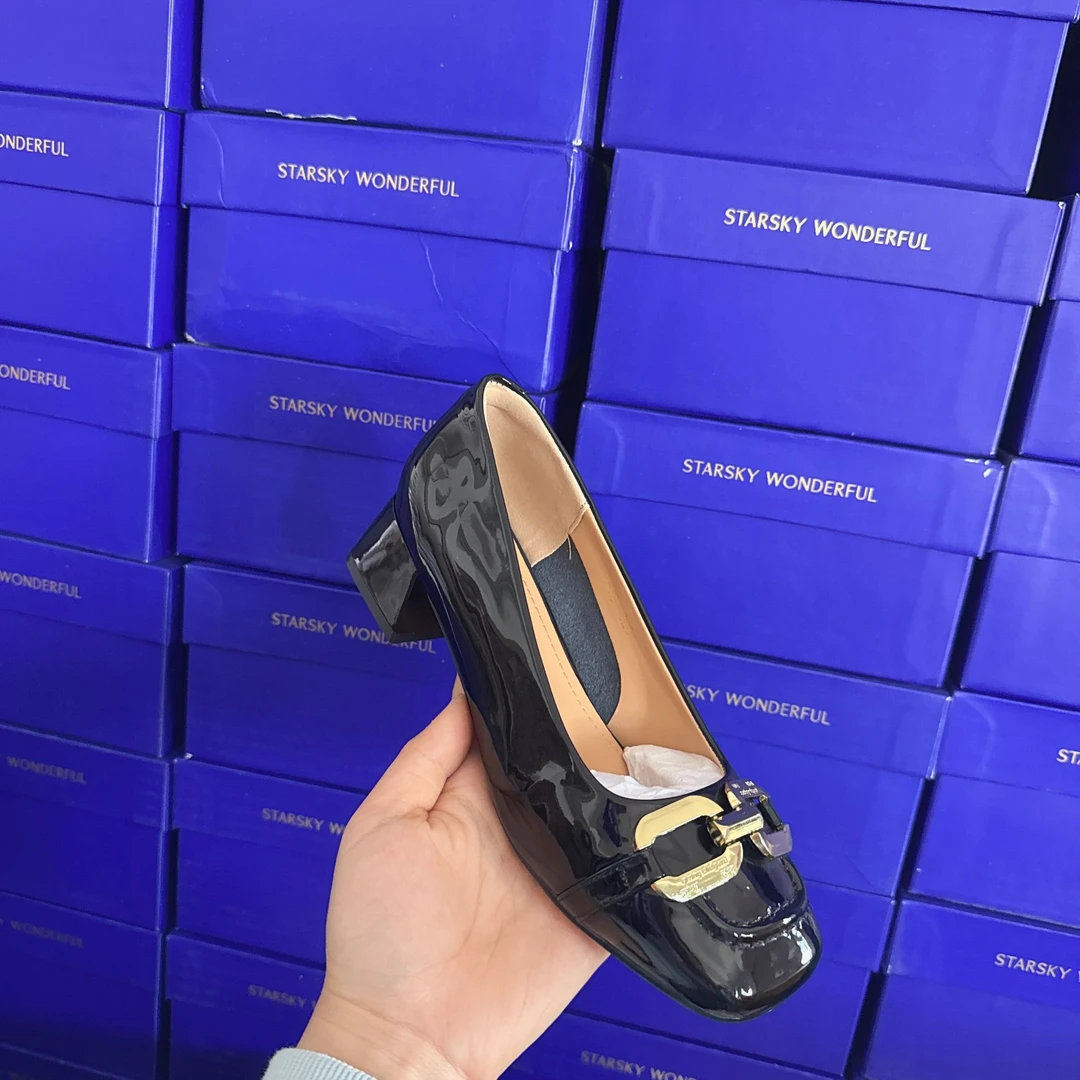 今晚高货~全皮~时尚休闲气质百搭浅口单鞋~S0308~