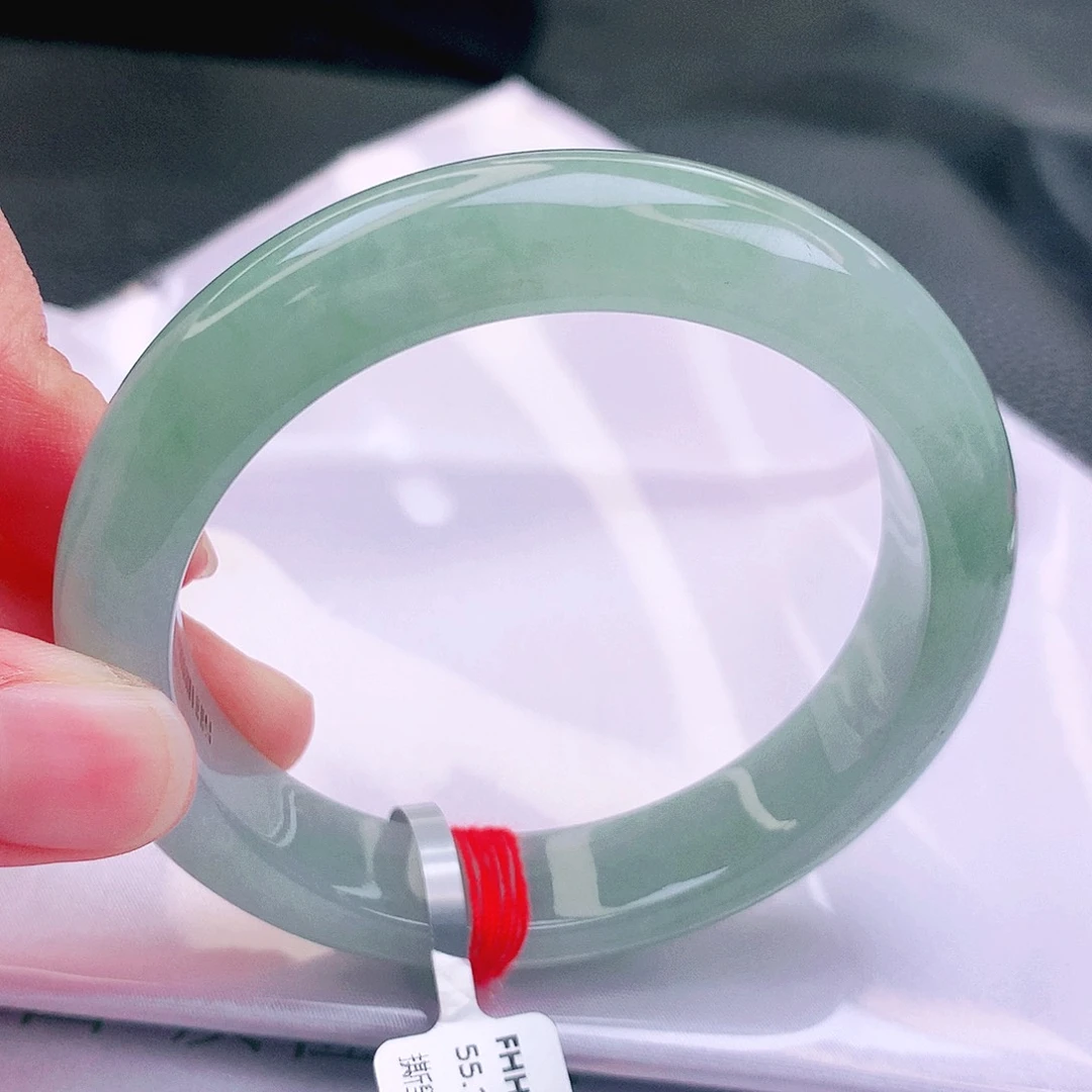 翡翠未镶嵌手镯缅甸天然a货翡翠手镯