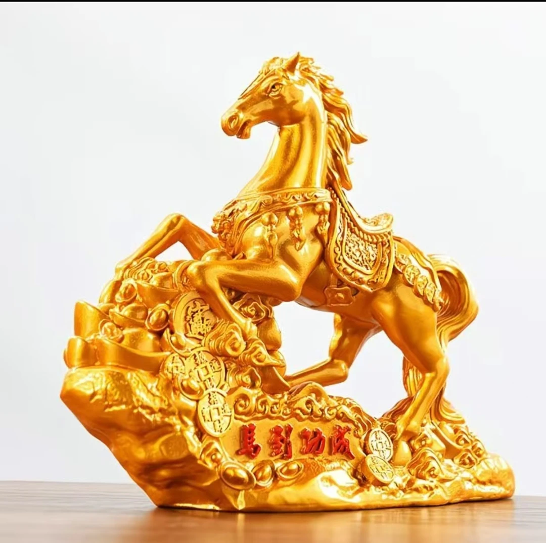 MEILAN 经典时尚  精工制做 马到功成创意摆件