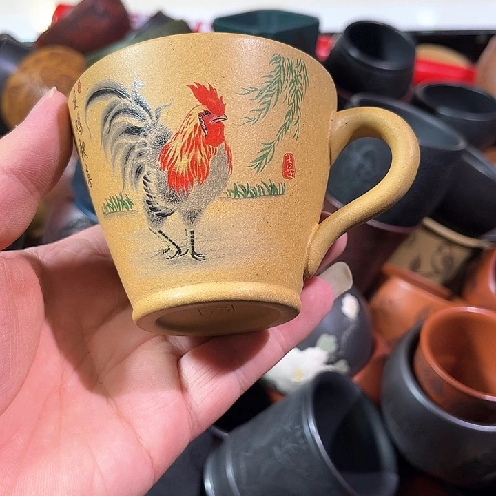 茶杯紫砂全手工紫砂主人杯