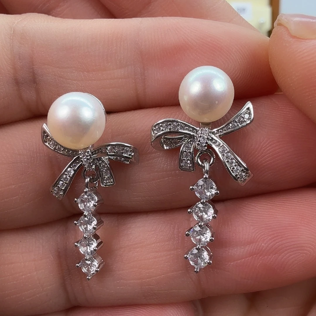 未镶嵌淡水珍珠耳饰