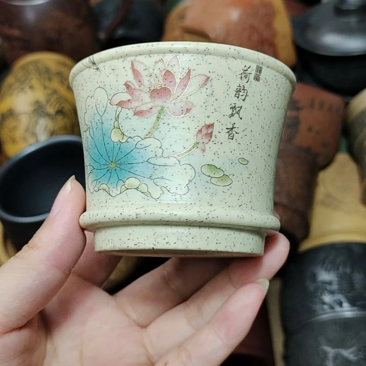 茶杯紫砂宜兴紫砂茶具正品