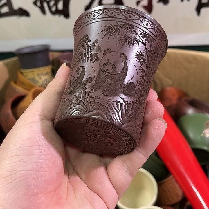 茶杯紫砂全手工紫砂主人杯