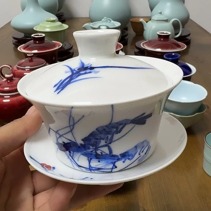景德镇高温陶瓷盖碗