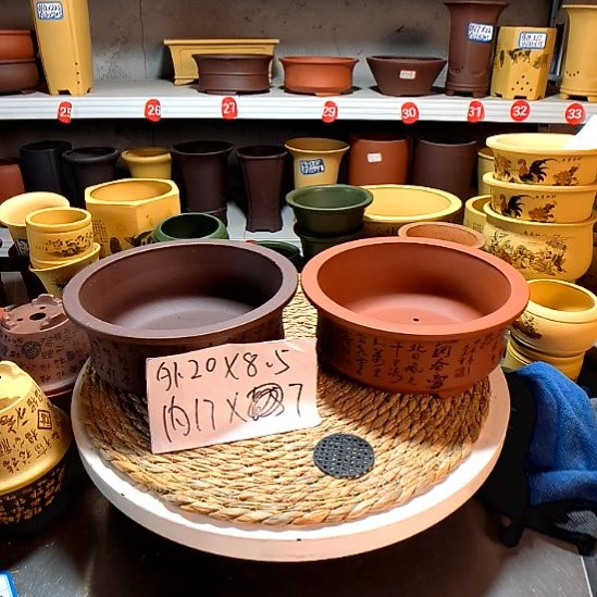 宜兴紫砂花盆46557