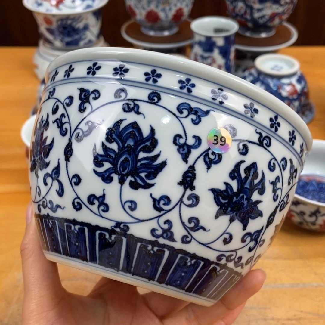 手绘现代茶具非古董